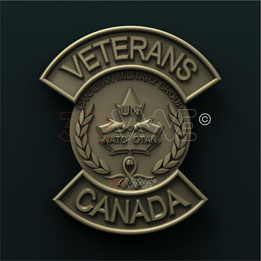 CANADIAN VETERANS 3D STL 3DWave